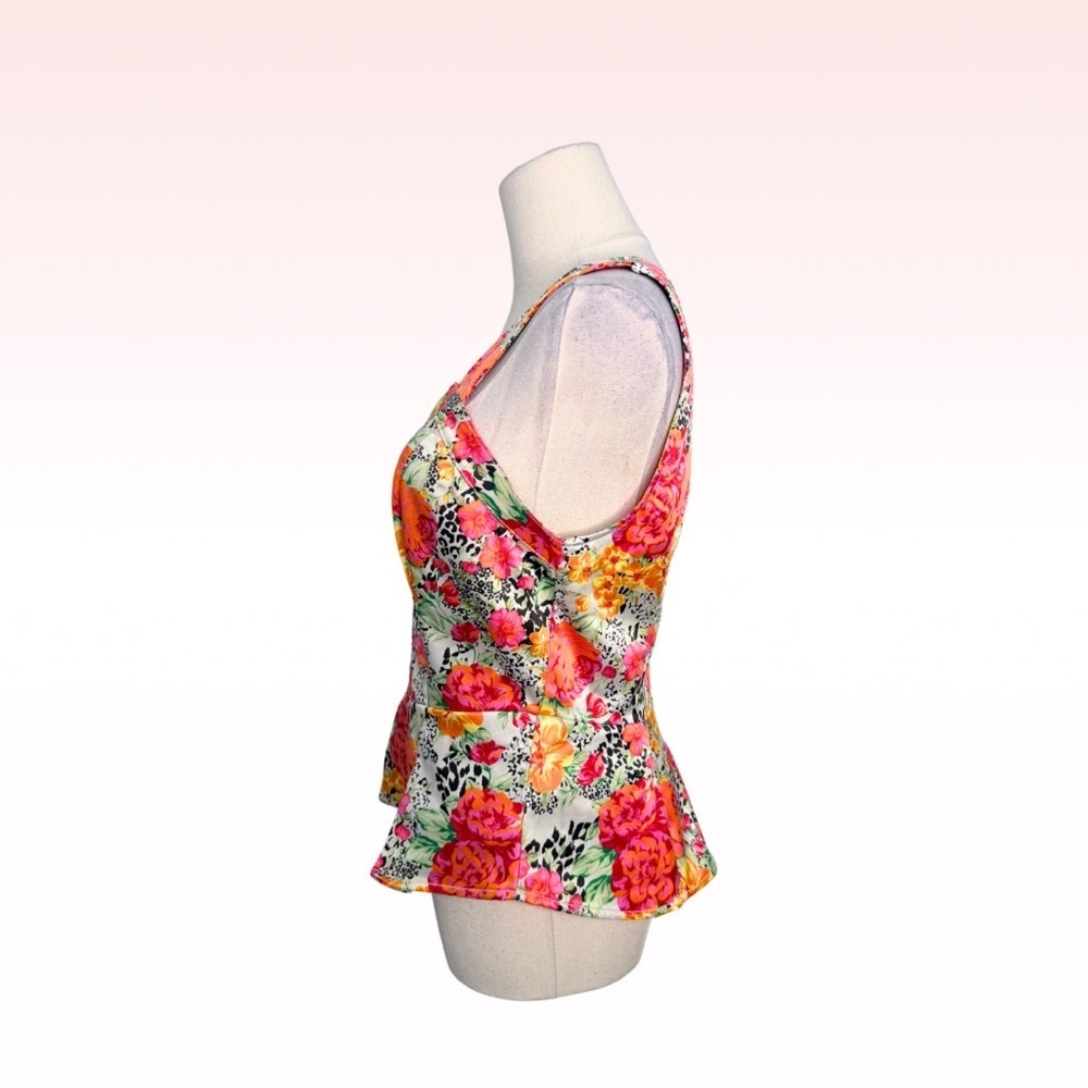 GUESS Floral Top (Sz S) - Picture 2 of 5